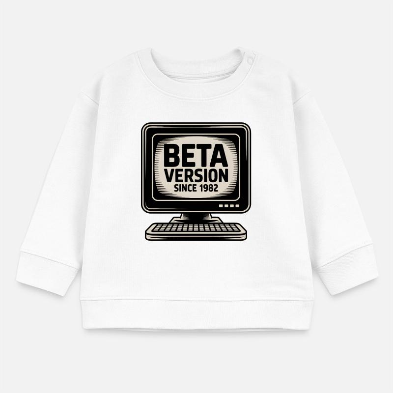 Retro Computer Beta Version Design Baby Sweatshirt by Stanley/Stella