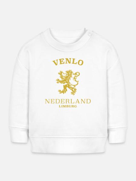 Venlo Nederland Niederlande - Baby Organic Sweatshirt Baby Changer von Stanley/Stella - Weiß