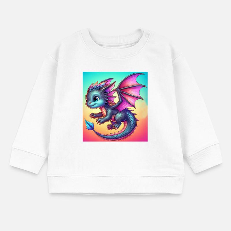 Drache Baby Organic Sweatshirt Baby Changer von Stanley/Stella