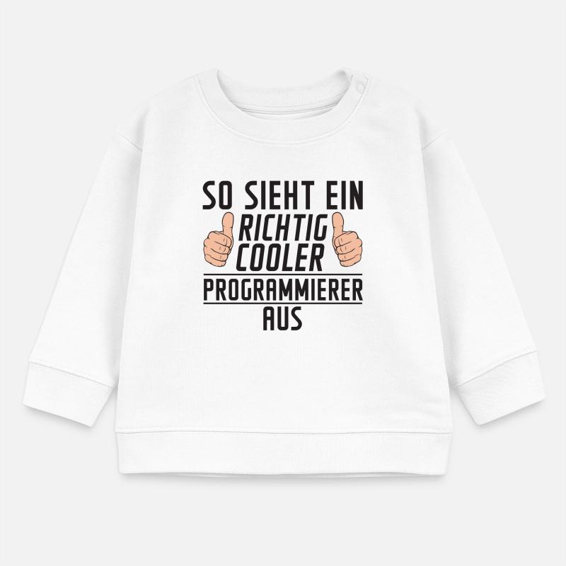 Programmierer | Software Entwickler | | Spruch Baby Organic Sweatshirt Baby Changer von Stanley/Stella