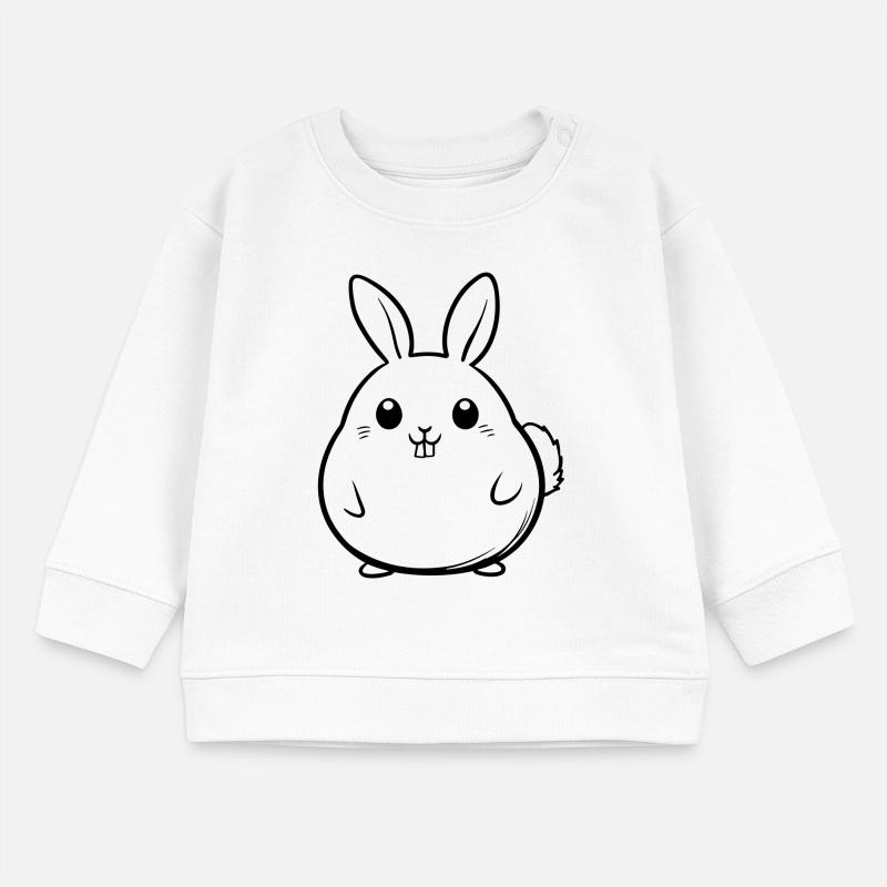 Funny Easter Bunny Baby Sweatshirt by Stanley/Stella