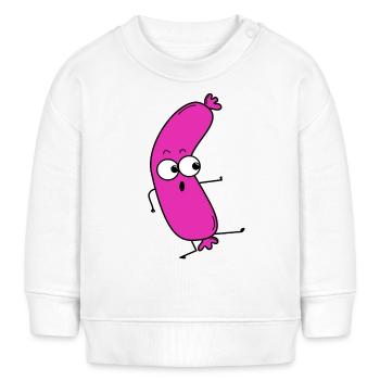 Saucisse - Sweat bébé bio Stanley/Stella - blanc - Devant