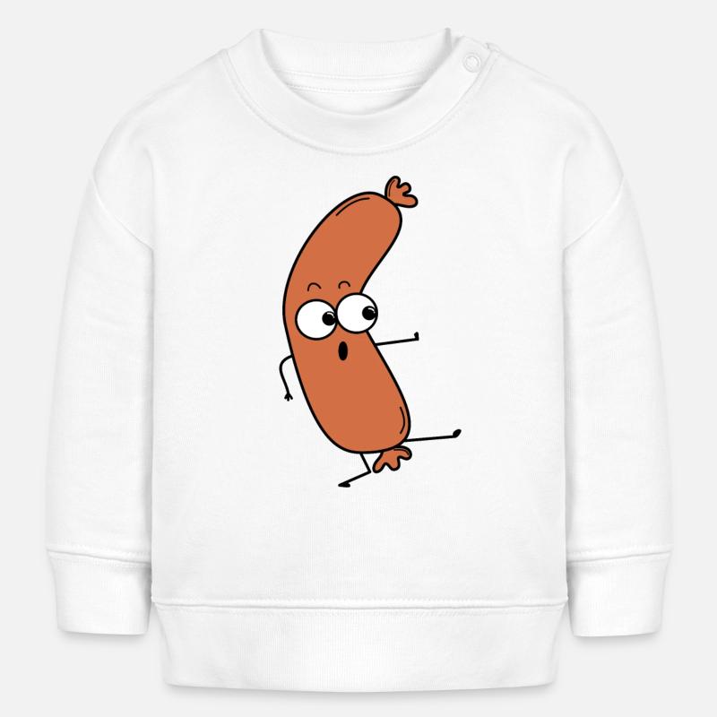 Bockwurst - Sweat bébé bio Stanley/Stella - blanc