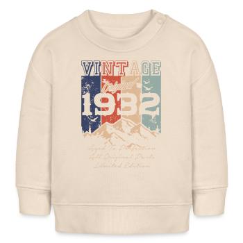 Legendärer Jahrgang 1932 - Baby Organic Sweatshirt Baby Changer von Stanley/Stella - Natur - Vorne