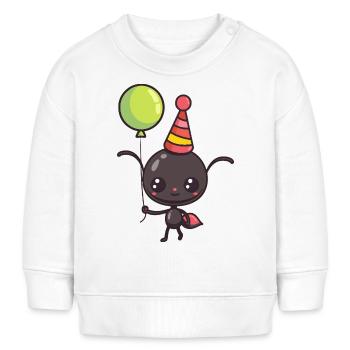 Ant Birthday Baby - Baby Sweatshirt by Stanley/Stella - white - Front