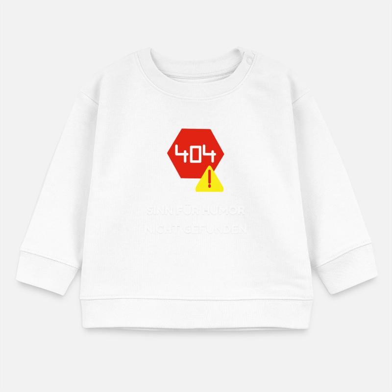 Humor im Code: Eine visuelle Fehlermeldung Baby Organic Sweatshirt Baby Changer von Stanley/Stella