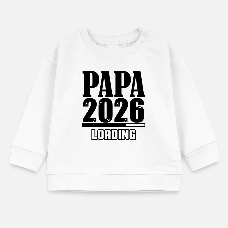 Papa 2026 Loading Baby Organic Sweatshirt Baby Changer von Stanley/Stella