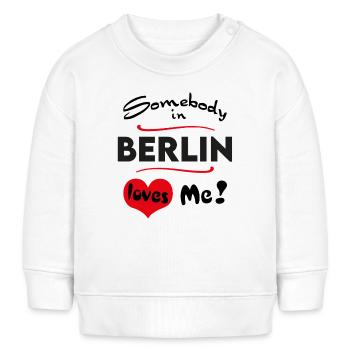 Berlin Stadt Ville Urbaine T-shirt Ville Heimatliebe - Sweat bébé bio Stanley/Stella - blanc - Devant