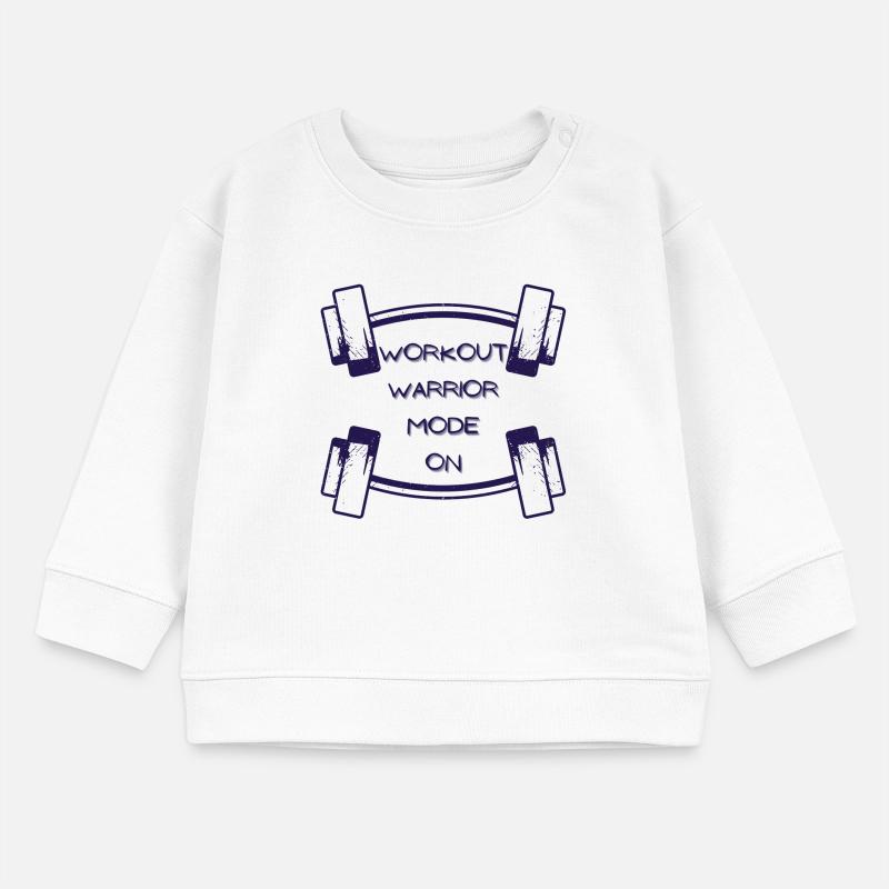 Workout warrior mode on - 1 Baby Sweatshirt by Stanley/Stella