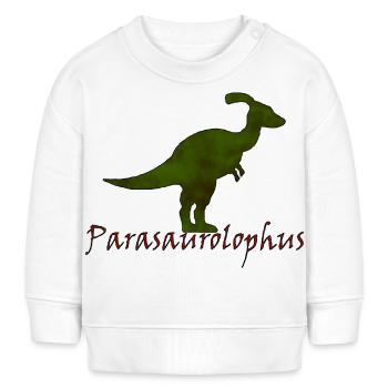 Parasaurolophus - Sweat bébé bio Stanley/Stella - blanc - Devant