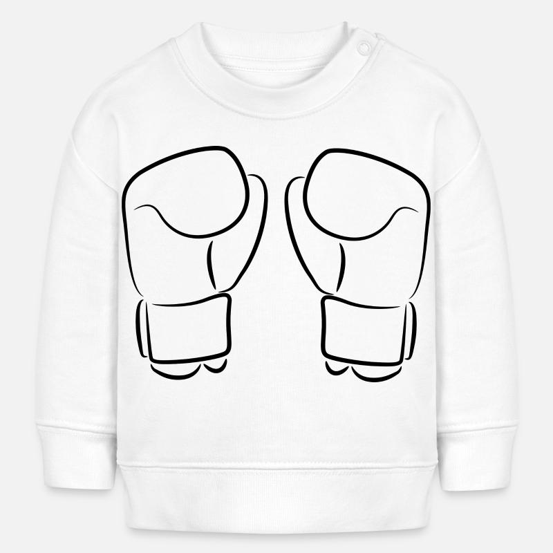 Gants de kickboxing - Sweat bébé bio Stanley/Stella - blanc