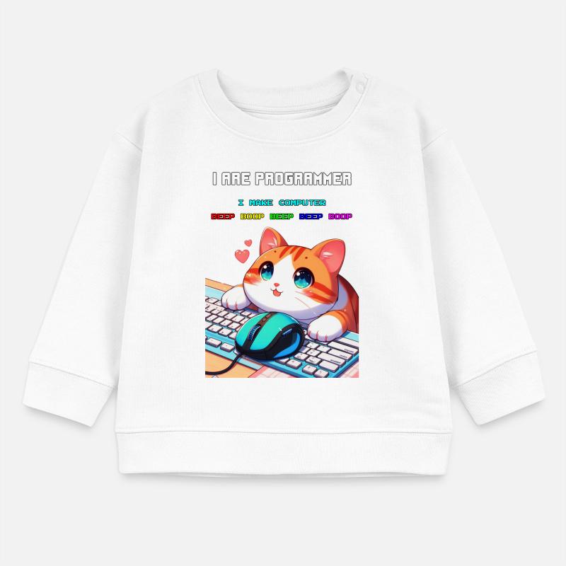 Ich bin Programmierer Baby Organic Sweatshirt Baby Changer von Stanley/Stella