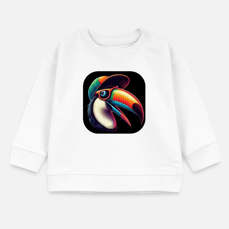 Tukan Schnabel Cap Sonnenbrille Baby Organic Sweatshirt Baby Changer von Stanley/Stella