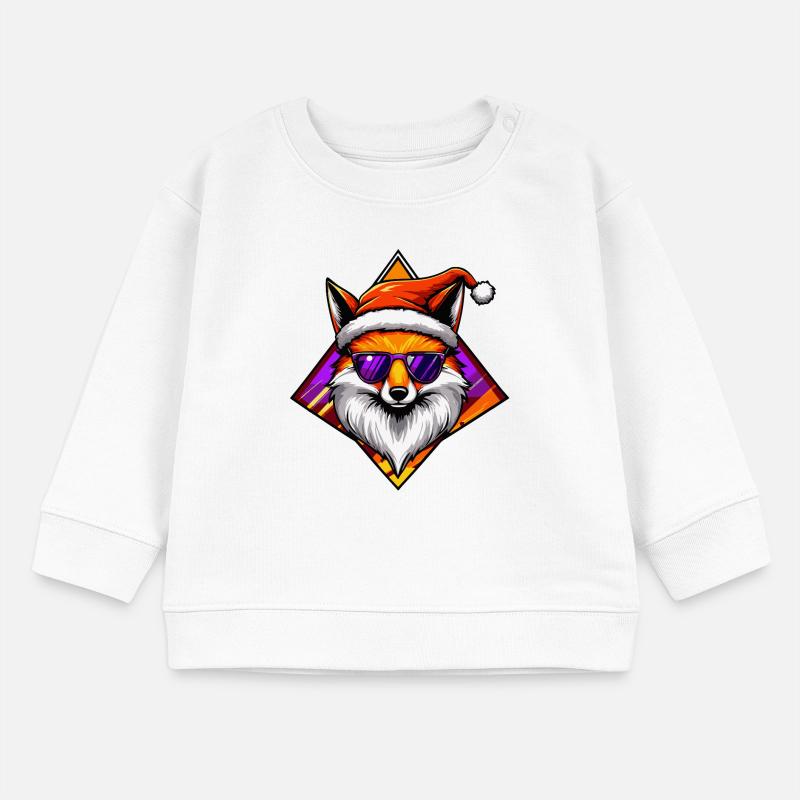 Fuchs Santa Swag Baby Organic Sweatshirt Baby Changer von Stanley/Stella