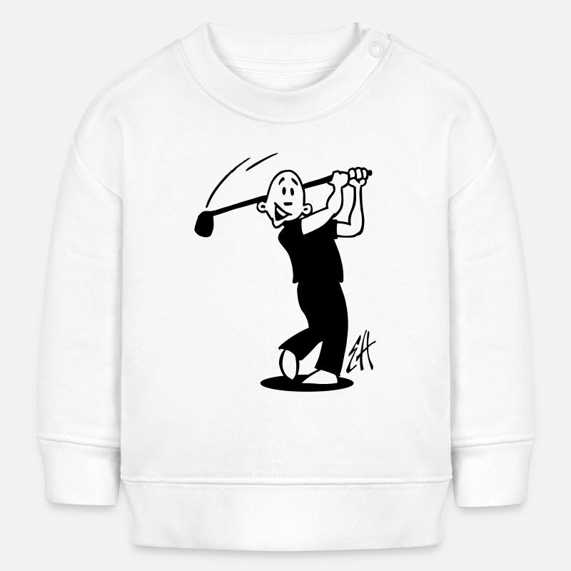 Golf - Sweat bébé bio Stanley/Stella - blanc