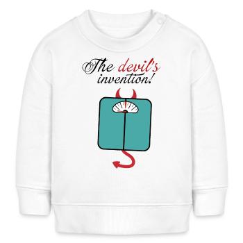 Devil Makes Scales - Baby Sweatshirt by Stanley/Stella - white - Front