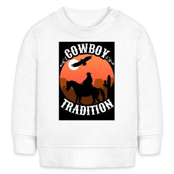 Cowboy Texas - Baby Sweatshirt by Stanley/Stella - white - Front