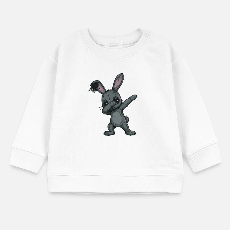 Patchwork Bunny Doodle Baby Sweatshirt by Stanley/Stella