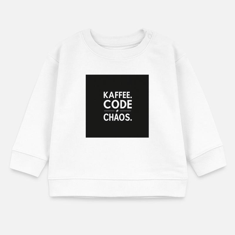 Kaffee, Code, Chaos Baby Organic Sweatshirt Baby Changer von Stanley/Stella