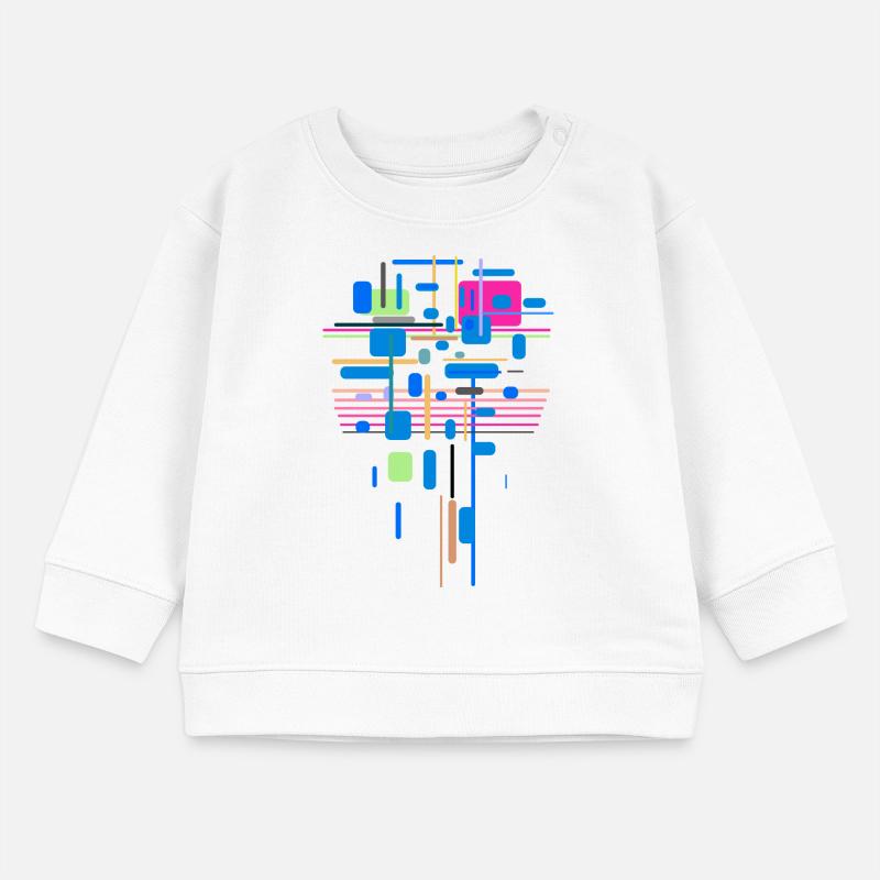 Abstract Colors Pattern Baby Sweatshirt by Stanley/Stella