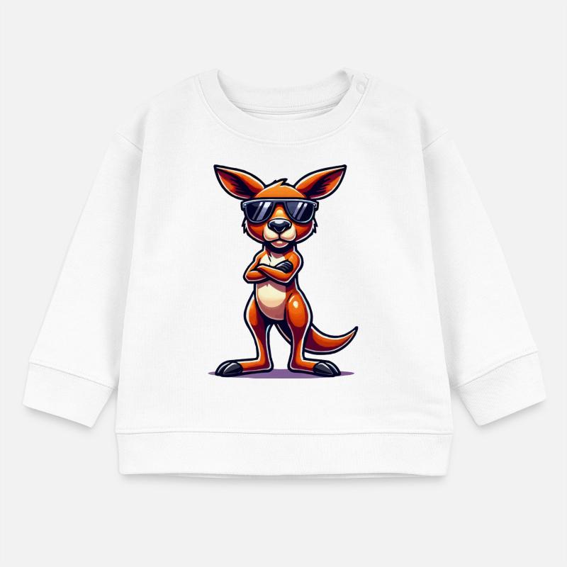 Kangaroo Comic Baby Organic Sweatshirt Baby Changer von Stanley/Stella