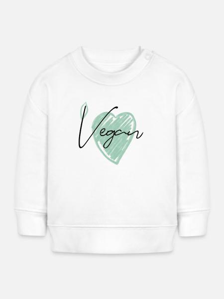 Vegan - Baby Organic Sweatshirt Baby Changer von Stanley/Stella - Weiß