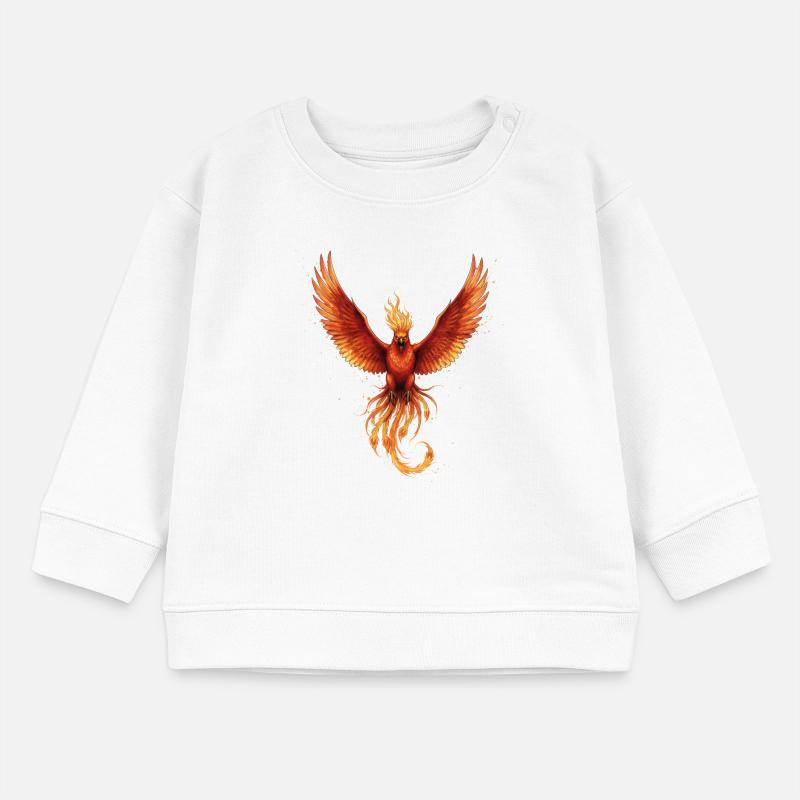 Feu Phoenix Flame Flight Sweat bébé bio Stanley/Stella