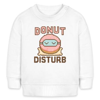 Donut Disturb – Sweet Sleep Mode - Baby Sweatshirt by Stanley/Stella - white - Front