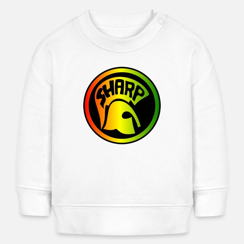 Logo SHARP - Sweat bébé bio Stanley/Stella - blanc