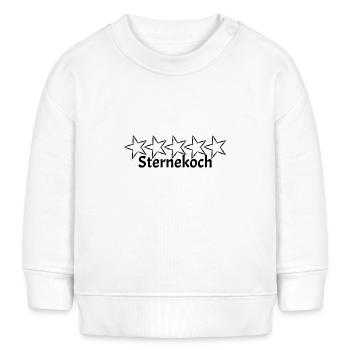 5 Sternekoch - Baby Organic Sweatshirt Baby Changer von Stanley/Stella - Weiß - Vorne