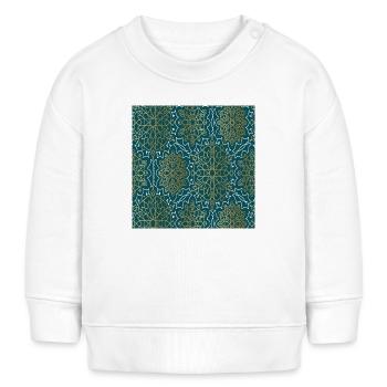 Islam Muster - Baby Organic Sweatshirt Baby Changer von Stanley/Stella - Weiß - Vorne