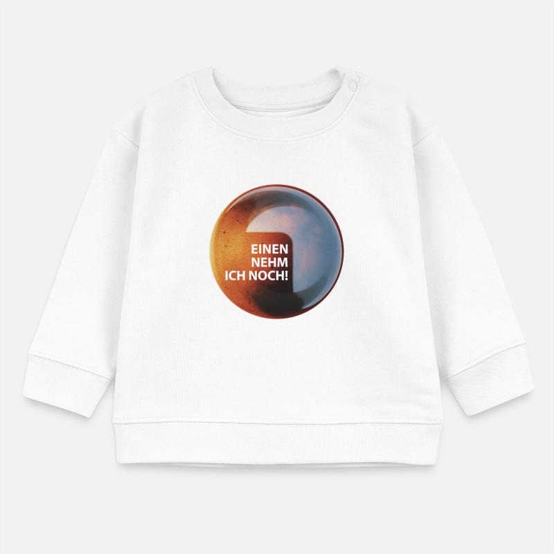Kaffee "Einen nehm ich noch" Baby Organic Sweatshirt Baby Changer von Stanley/Stella