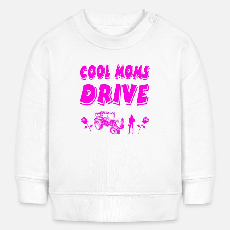 Tractor - Baby Sweatshirt by Stanley/Stella - white