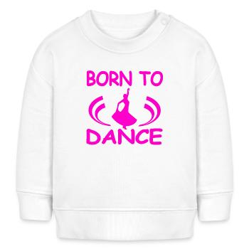 Tanzen - Baby Organic Sweatshirt Baby Changer von Stanley/Stella - Weiß - Vorne