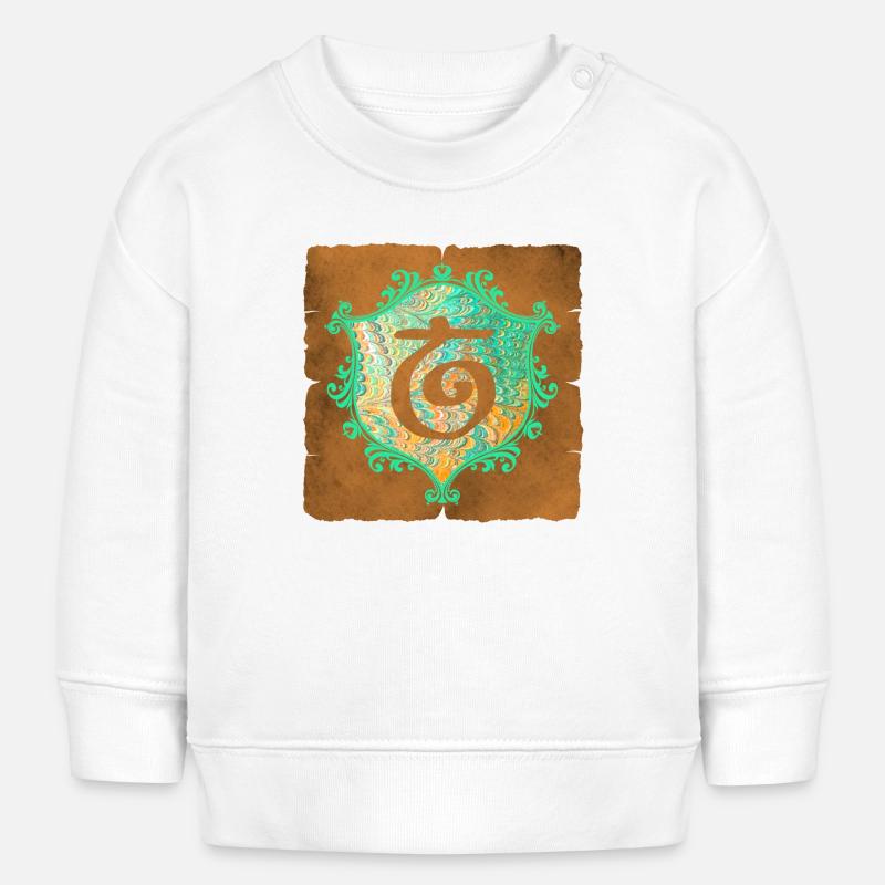 E 36 T - Sweat bébé bio Stanley/Stella - blanc