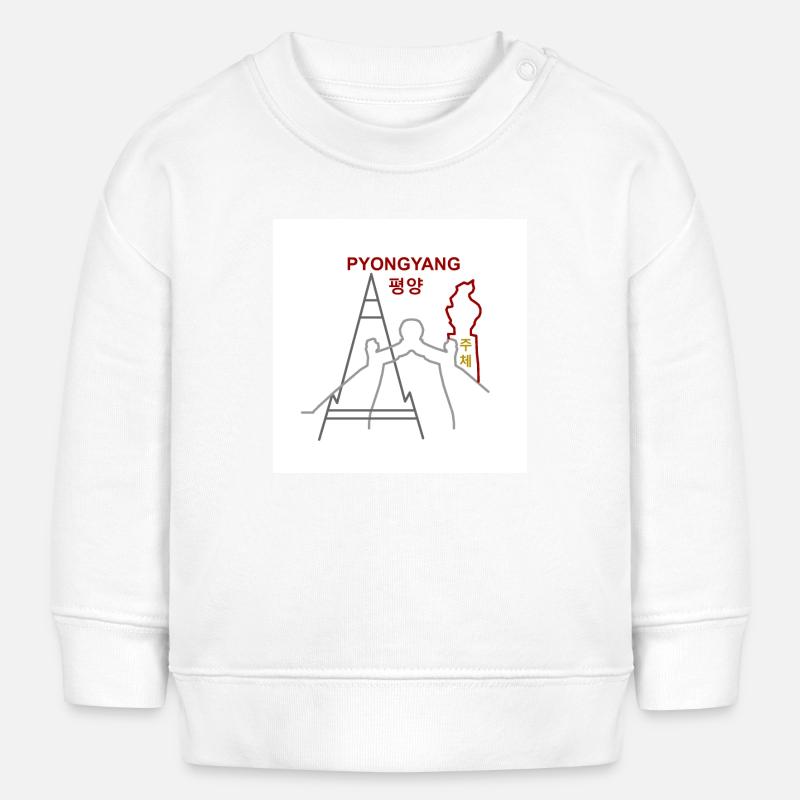 Pyongyang - Sweat bébé bio Stanley/Stella - blanc