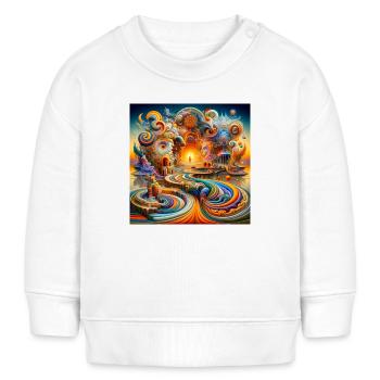 Temple Psyart - Sweat bébé bio Stanley/Stella - blanc - Devant