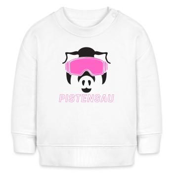 Après Ski Pistensau - Baby Organic Sweatshirt Baby Changer von Stanley/Stella - Weiß - Vorne