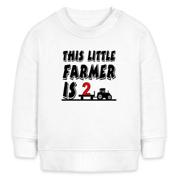 Bauer - Baby Organic Sweatshirt Baby Changer von Stanley/Stella - Weiß - Vorne