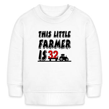Bauer - Baby Organic Sweatshirt Baby Changer von Stanley/Stella - Weiß - Vorne