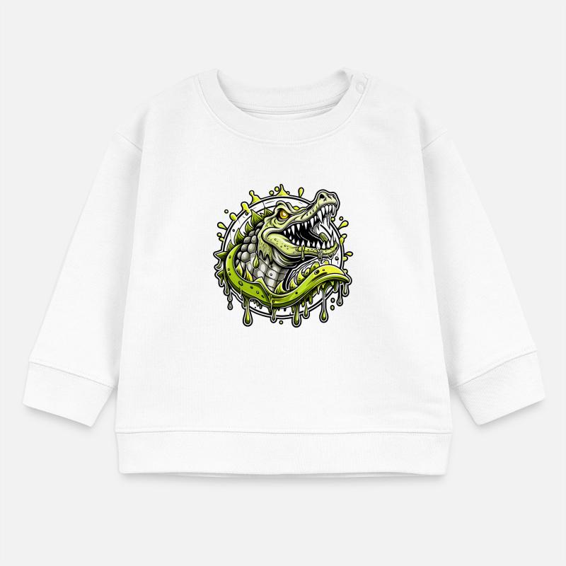 Crocodile Sweat bébé bio Stanley/Stella