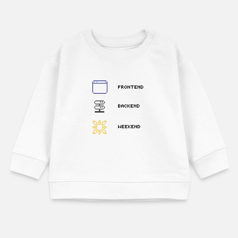 For every full-stack developer Baby Sweatshirt by Stanley/Stella