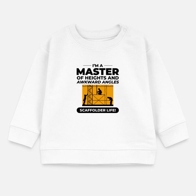 Scaffolder Scaffold Builder Scaffolding Platform Baby Sweatshirt by Stanley/Stella