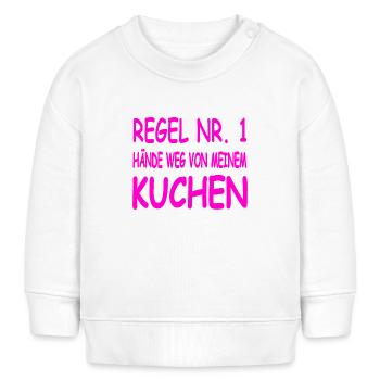 Kuchen - Baby Organic Sweatshirt Baby Changer von Stanley/Stella - Weiß - Vorne