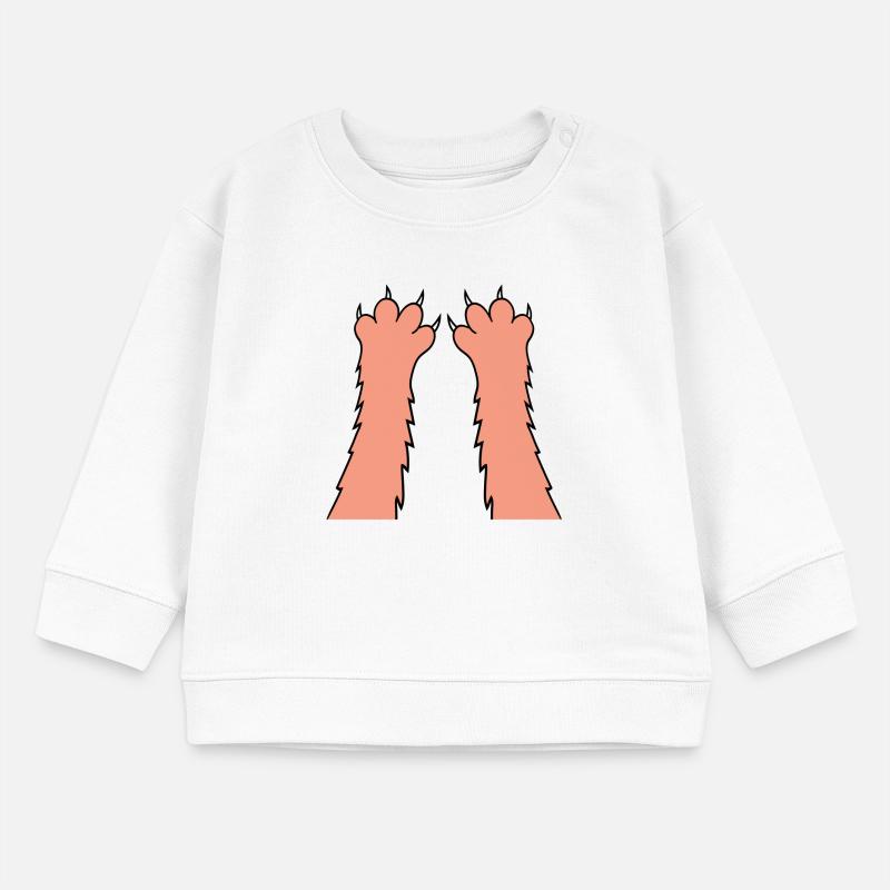 Cats, claws, paws, paws, sharp claws, scratching Baby Sweatshirt by Stanley/Stella