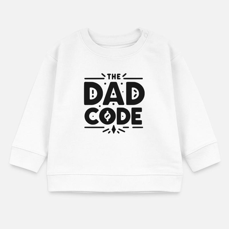 Der Papa-Code Baby Organic Sweatshirt Baby Changer von Stanley/Stella