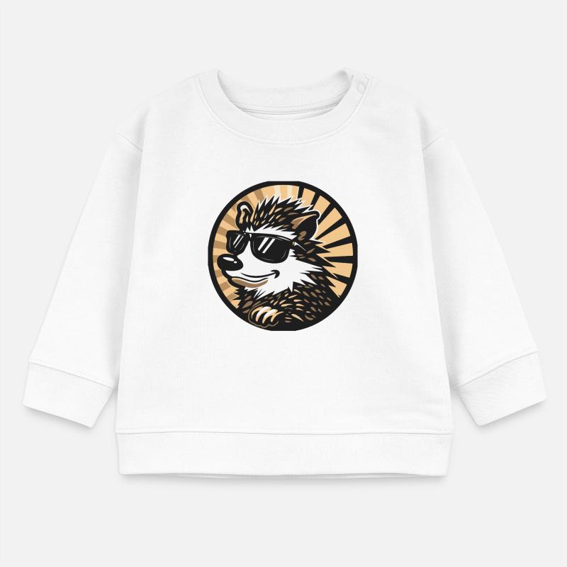 Igel Comic Cool Baby Organic Sweatshirt Baby Changer von Stanley/Stella