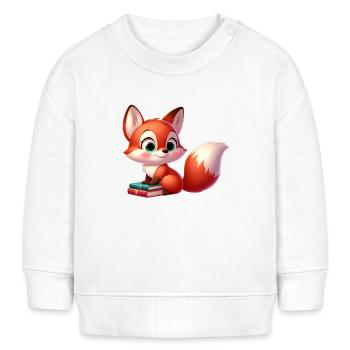 Fuchs 2 - Baby Organic Sweatshirt Baby Changer von Stanley/Stella - Weiß - Vorne