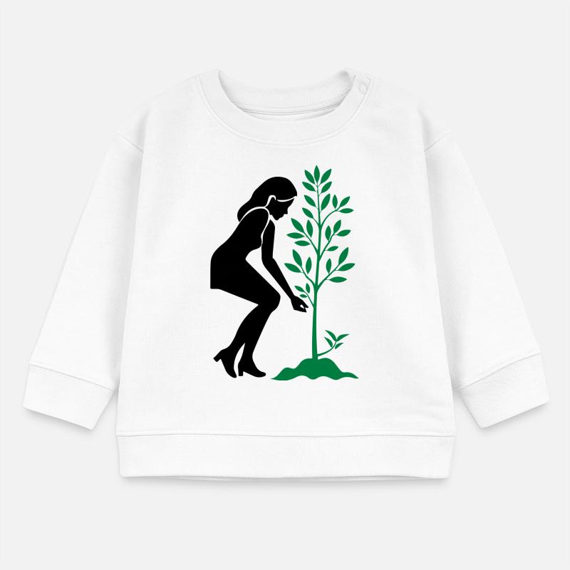 Planting Nature Conservation Tree Baby Sweatshirt by Stanley/Stella