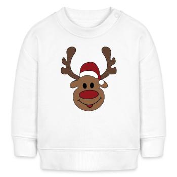 Weihnachten - Baby Organic Sweatshirt Baby Changer von Stanley/Stella - Weiß - Vorne